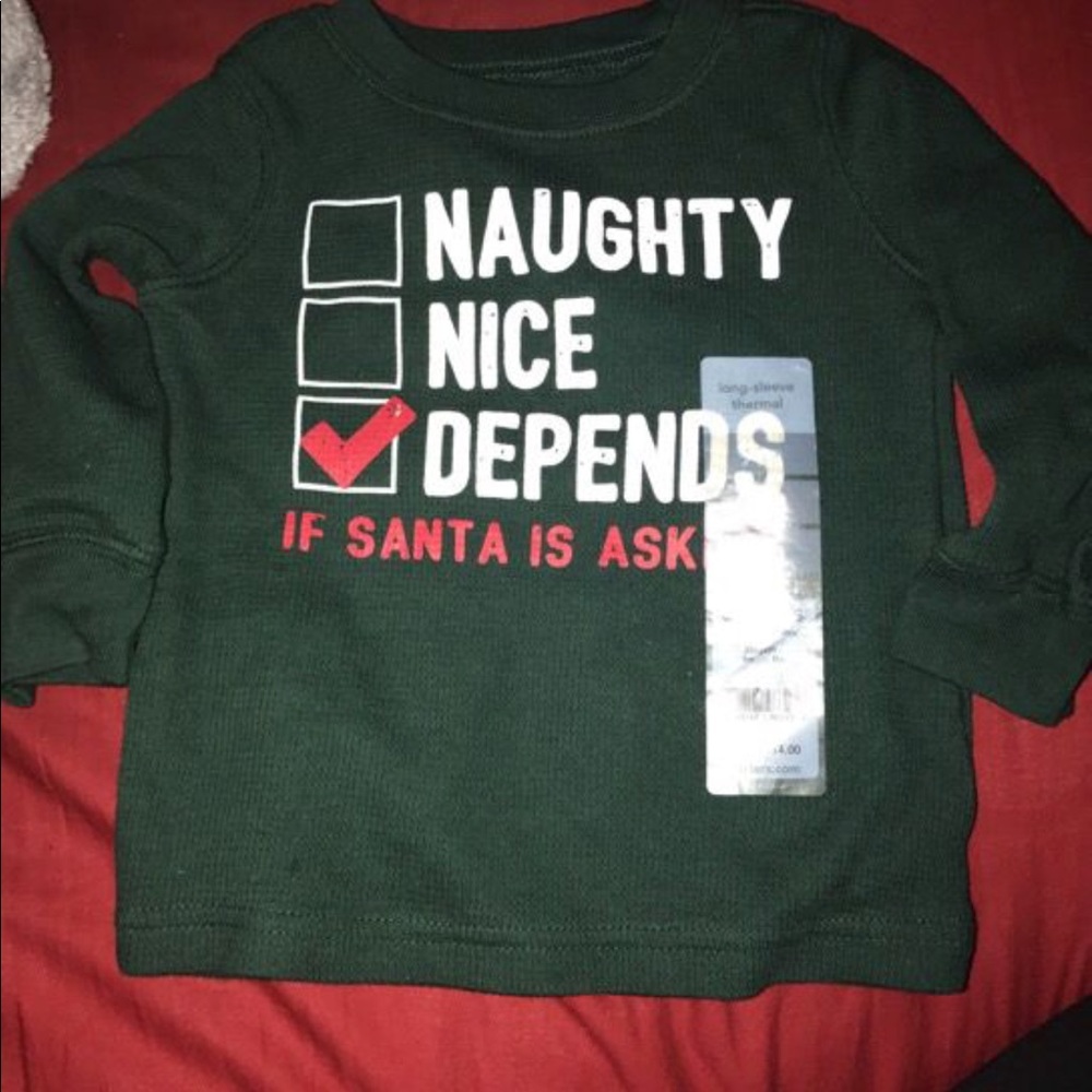 Carters baby Christmas shirt
